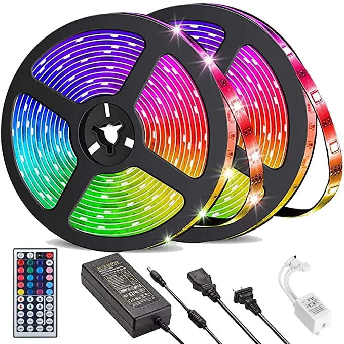 Alexa Tuya Google Home APP Remote Control Smart RGB Strip Light IP65 Waterproof WIFI Smart LED Strip WIFI LED Strip Light