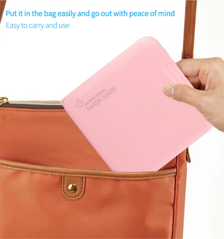 
Mc02 Factory Directly Sales Food Grade Pp Eco-Friendly N95 Case For Face Mask Keeper Case Face Mask Storage Box 