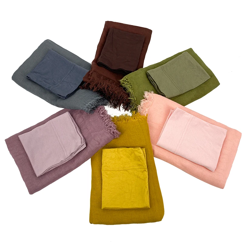 2024 High Quality New Hijab Soft Premium Modal Hijab Match Under Caps Viscose Hijab