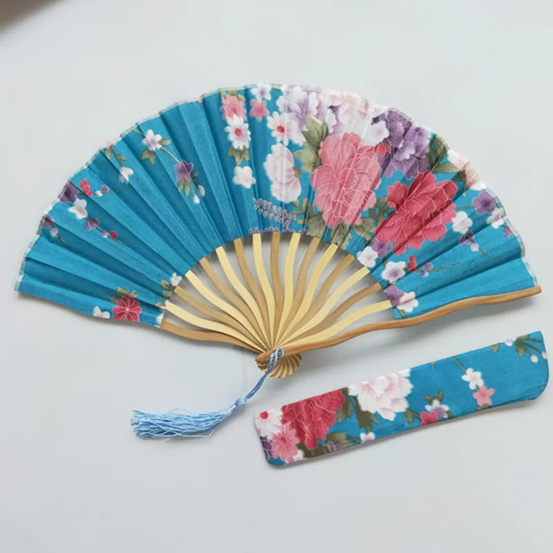 With Pouch! Dragon Bamboo Hand Fan Wedding Lady Fan With Tassel Invitation Fan Wedding Favor Gifts
