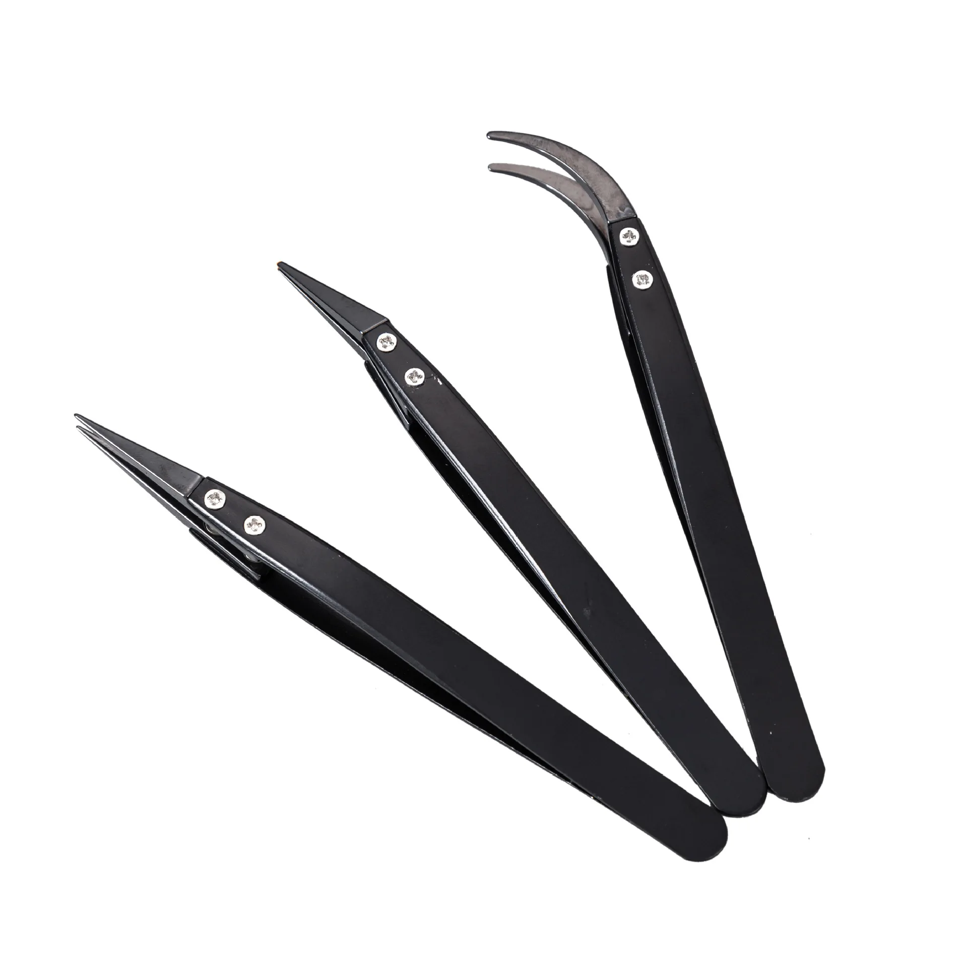 Ceramic Tipped Tweezers   ESD Stainless Steel Tweezers  Available In multiple Industries High Temperature Resistance 300 Degrees