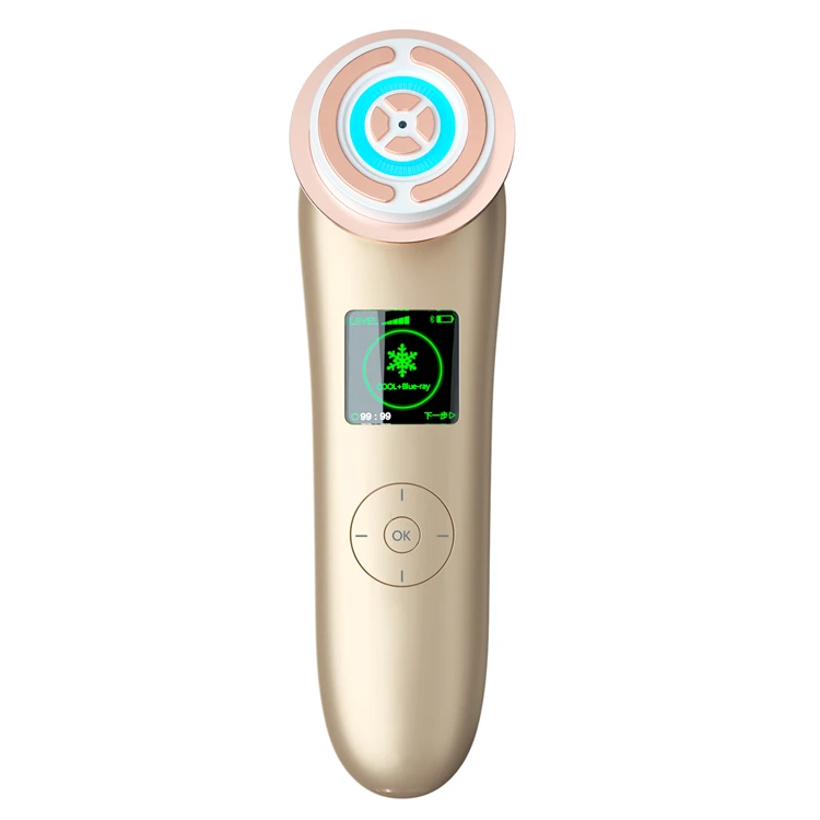 Home Use Electric Multifunction Anti Aging Face Lifting RF Equipment with phone APP