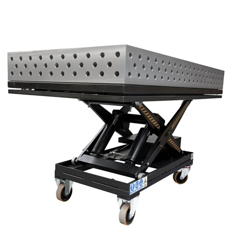 28 Series Welding Platform 3d Mobile Hydraulic Scissor Lift Flexible Welding Table