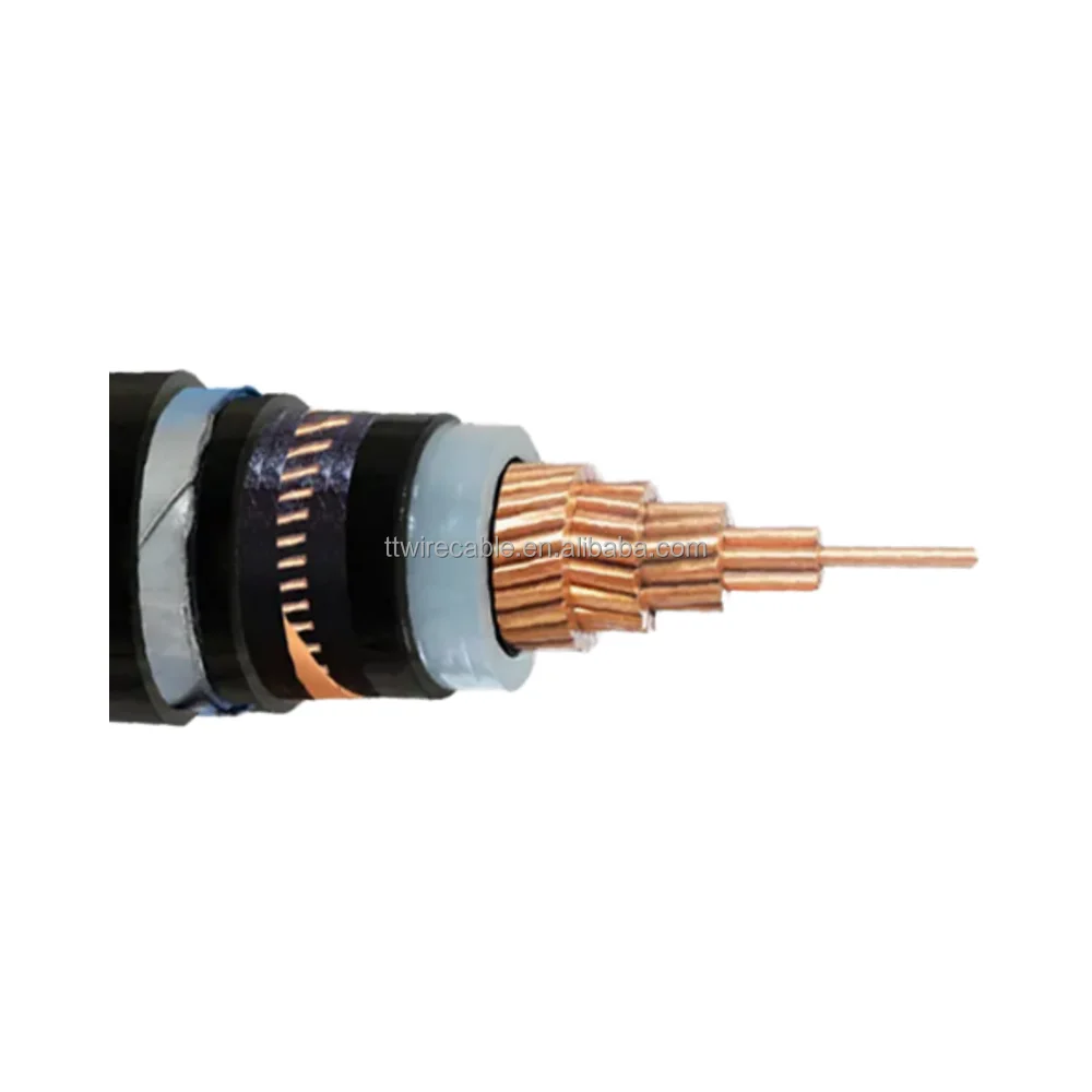 3 Phase 4 Core Low Voltage XLPE Insulated PVC Sheathed Armoured Flexible Electrical Power Cable Electric Cable