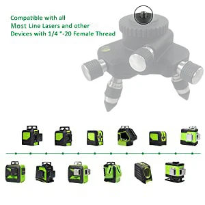 Laser Level Adapter MT2  360 Degree Rotating Fine Turning Pivoting Base