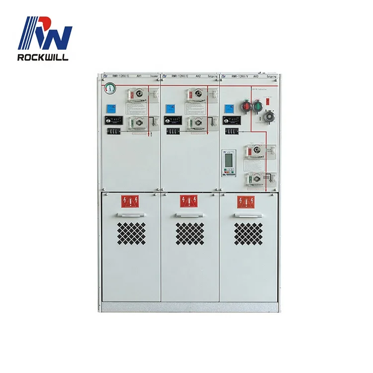 11KVA 12KV Ring Main Unit Gas SF6 Insulated Switchgear Compact Distribution Board