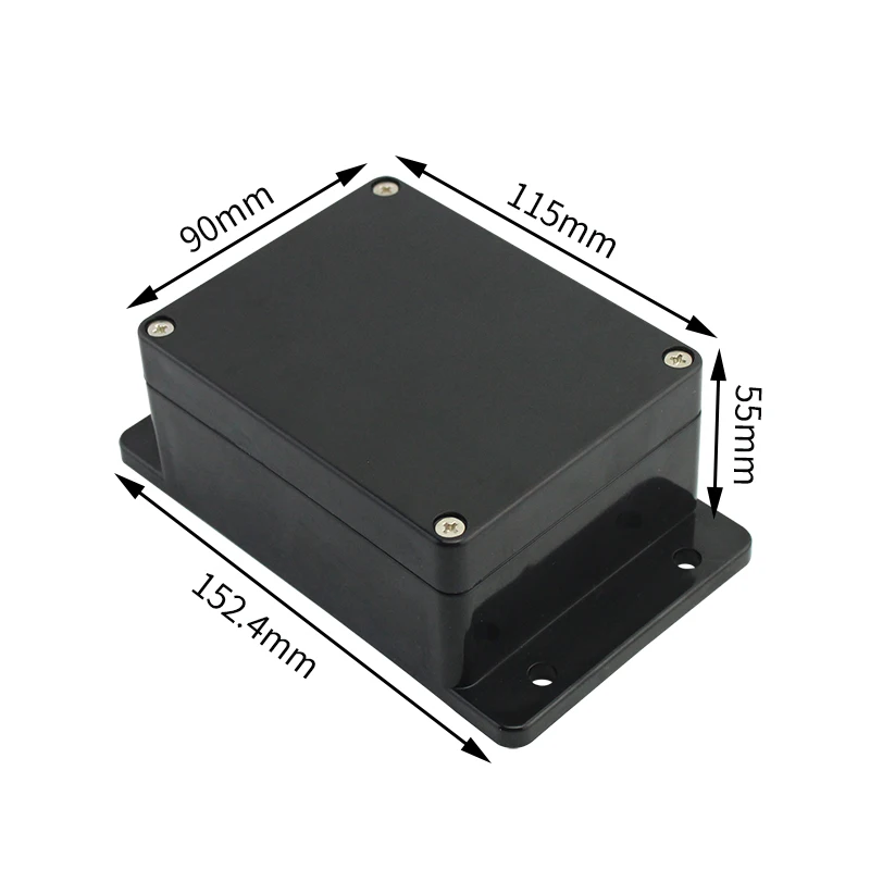 Electrical Waterproof Plastic Enclosure Monitoring Circuit Board Protect Case Drilling Holes Cable Junction Box Custom for Pcb