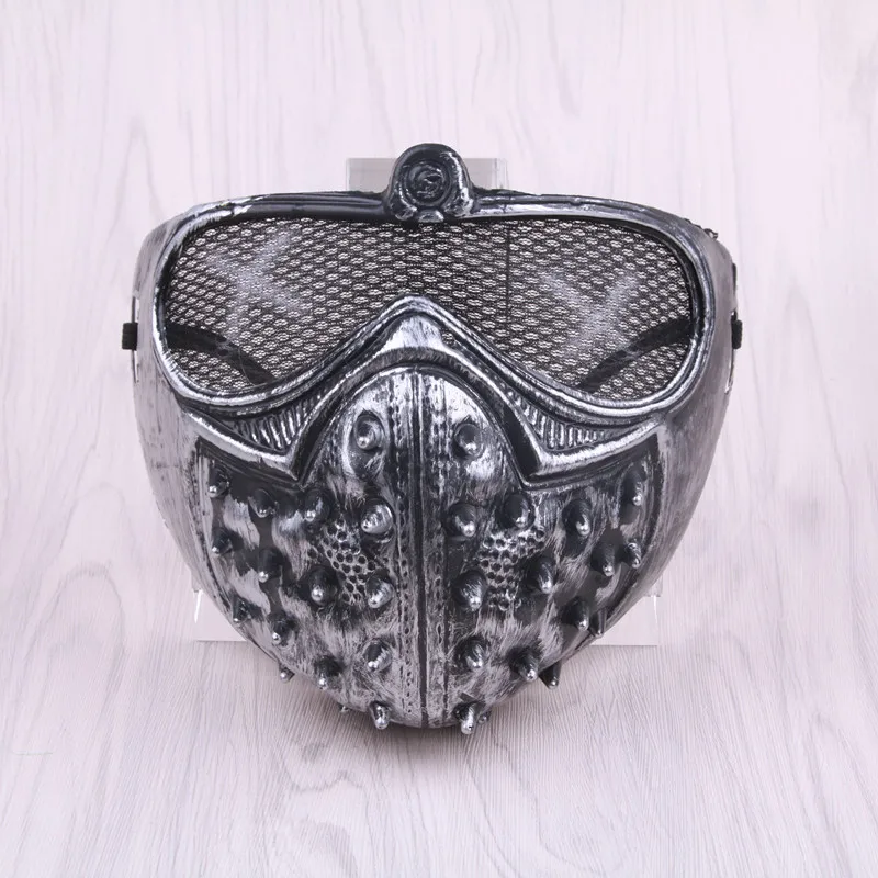 Halloween punk devil cos animation performance watchdog mask ghost step hip-hop death/punk rivet face