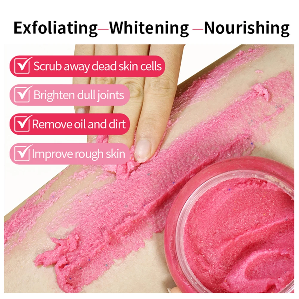 Оптовая продажа частная торговая марка органический персик арбуз зефир фруктовый скраб отшелушивающий взбитый хлопок конфеты для