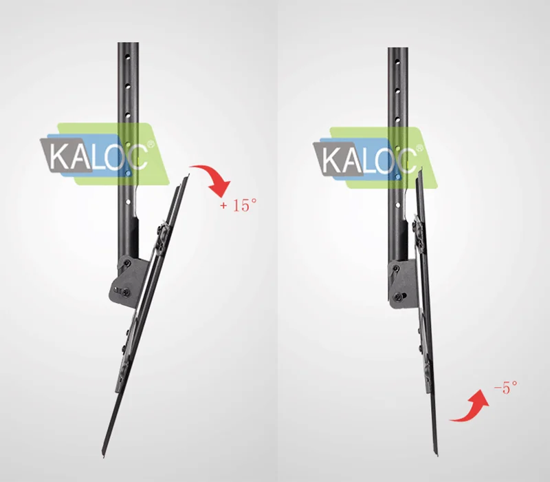 Conference System Hanging Shelf Adjustable Ceiling TV Holder Bracket for 32 to 70 inch up to 68.2kg