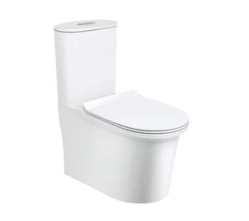 Economic Elongated Double Eddy One-piece China Manufacturer Wc Set One Piece Toilet