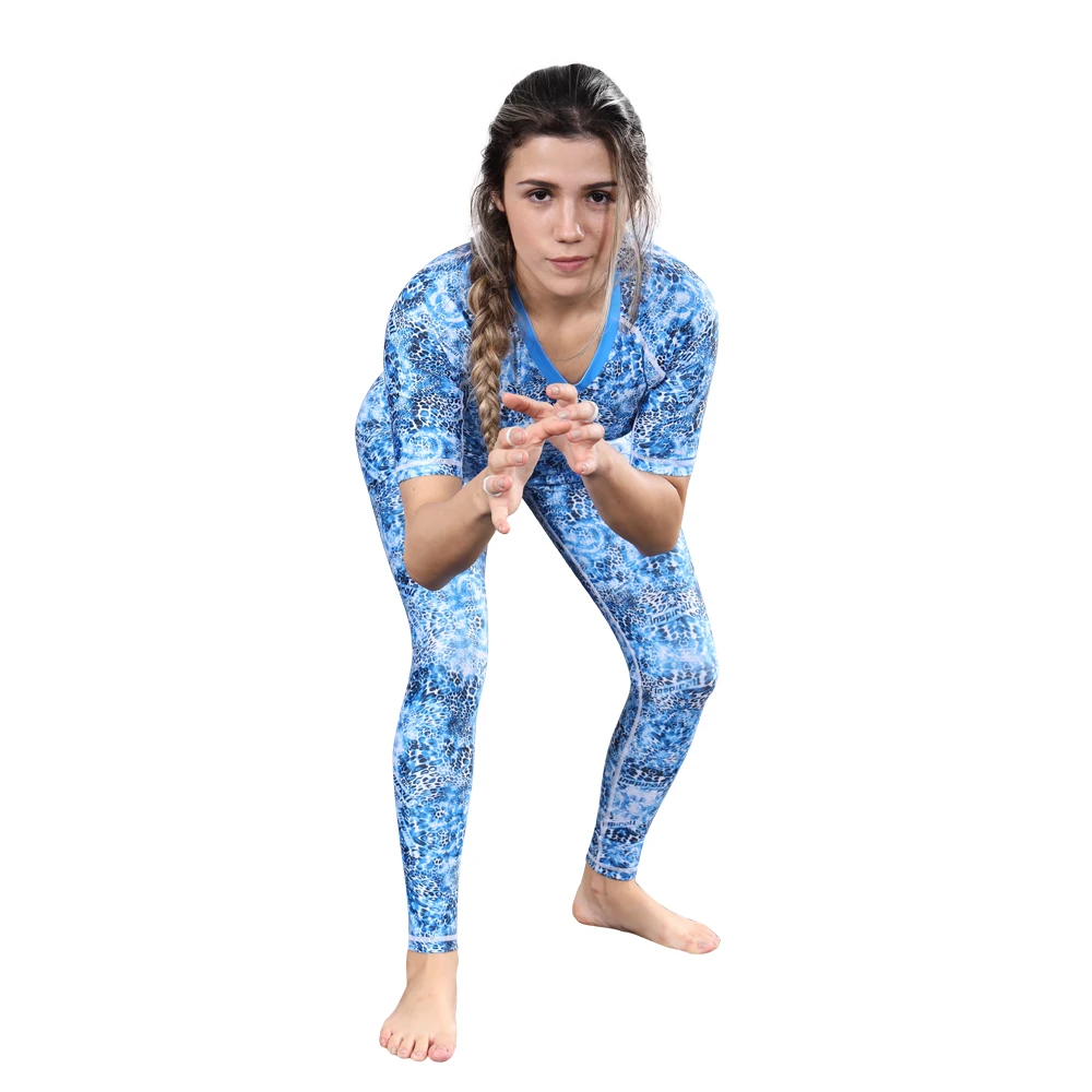 Rash guard , Compression rash guard , compression short sleeve rash guard for women