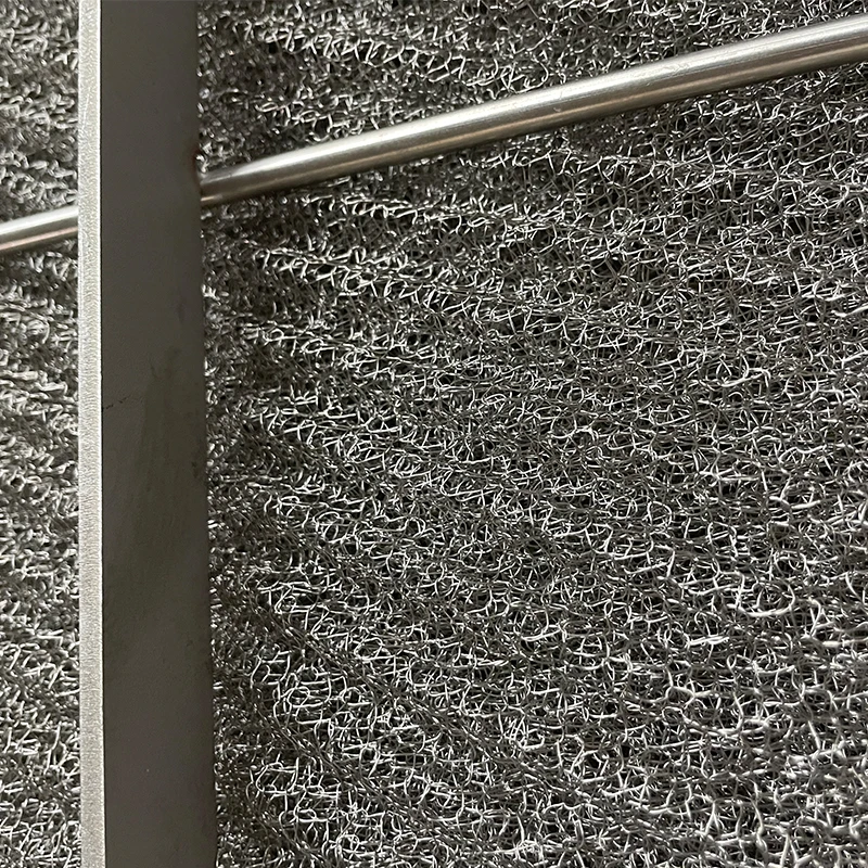 Химическая промышленность, вязаная проволочная сетка, демистер, металлическая проволочная сетка, демистер для внутренней башни