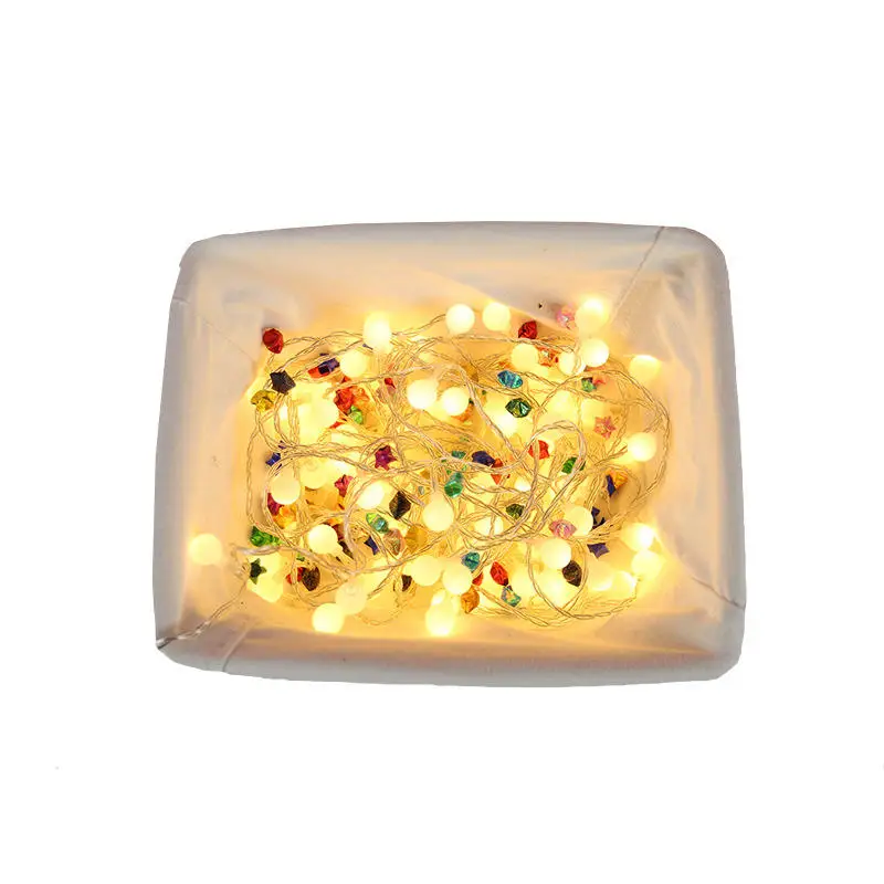 Indoor Outdoor Ip22 Waterproof Warm White Plug in Christmas Tree Decorative Led Globe Ball String Fairy Light 6m40led