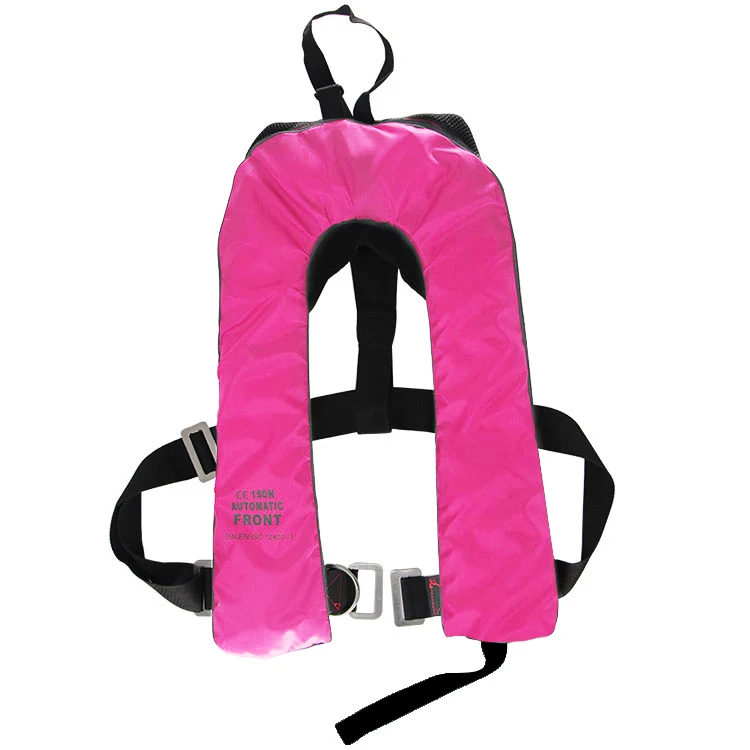 Adult Portable Floating Vest Inflatable Life Jacket without Pocket