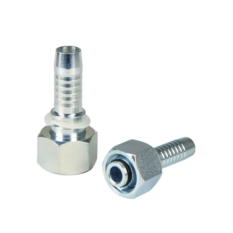 20411 DIN Metric Female 24 Degree Cone O-Ring Hose Tube Pipe Connector Joint Fitting NPT BSP Metric Reusable Hydraulic Fittings
