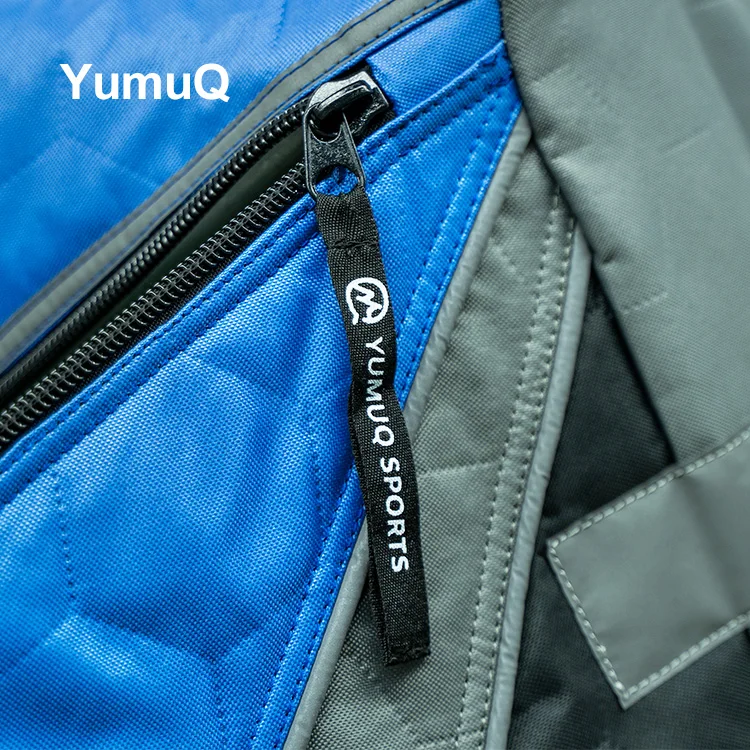 YumuQ 184x150x152cm Winter Outdoor Windproof Ice Fishing Tent, 3 Layers Cotton Fabric Fishing Bivvy Tent On Sled For 2 Person