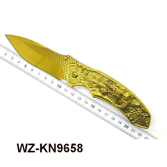 stainless steel material type camping survival utility folding pocket cutter knife foam