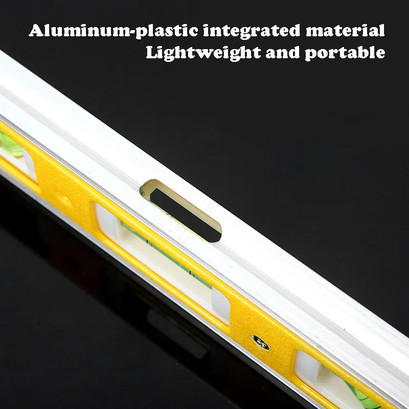 Mini high-precision household level ruler with magnetic stripe, portable household decoration level ruler, mini level ruler