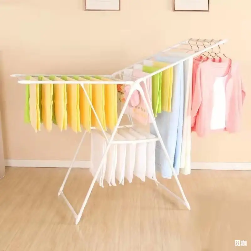 Factory Price Clothes Hanger High Quality Foldable Clothes Poles Two Colors Optional Balcony Clothes Hanger OEM Available