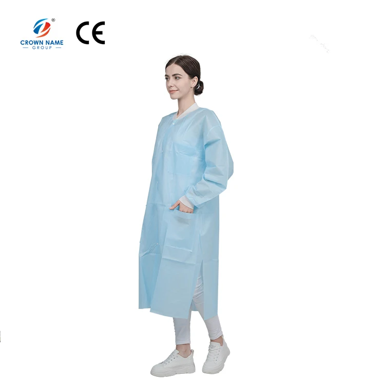Cheap Price PP SMS disposable Non Woven lab coats