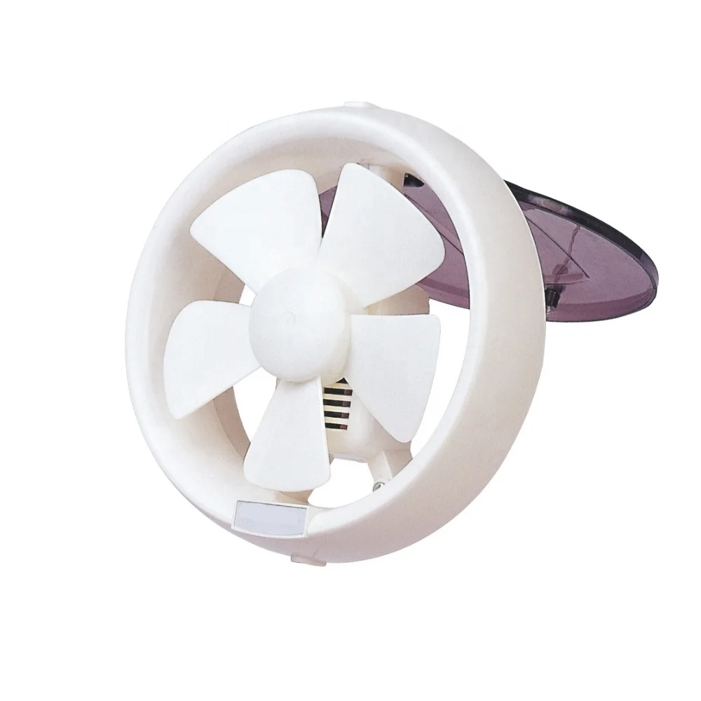 Exhaust fan window type 6 inch round hole kitchen bathroom glass silent exhaust fan