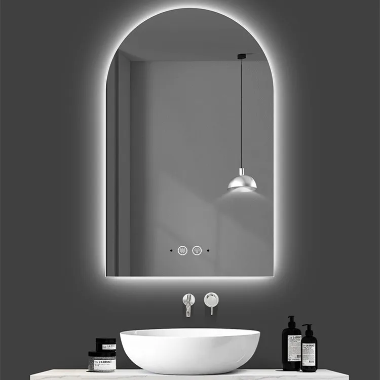  Арочная дверь форма подсветкой smart LED зеркало для ванной комнаты и спальни с функцией