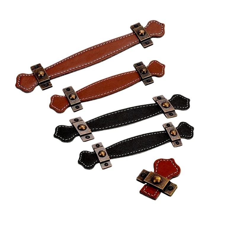 Leather strap rope belt handle for iron paper gift suitcase luggage box