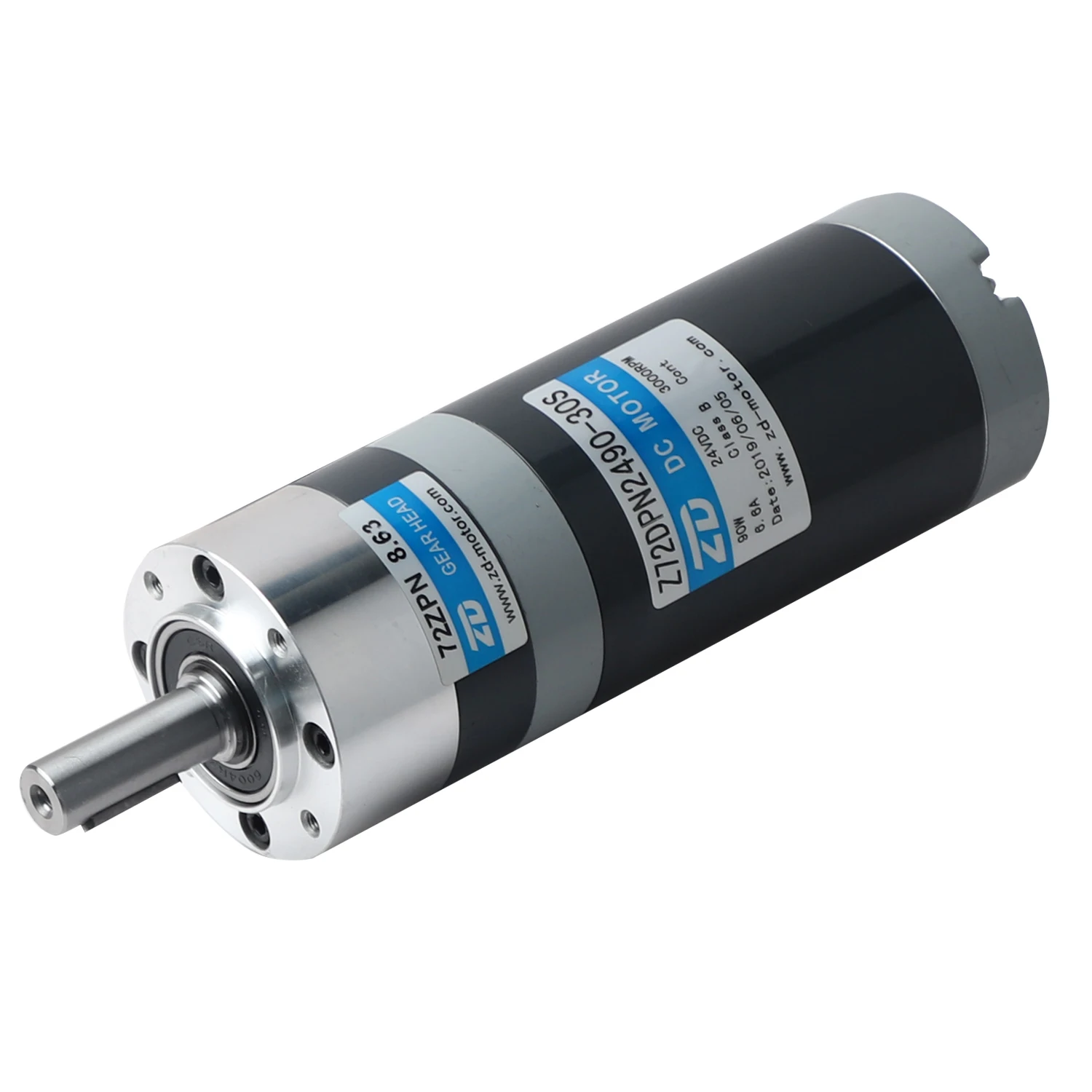 ZD 32mm 42mm 52mm 62mm 72mm, 10W 40W 60W 90W 120W To 300W,12v 24V Brush Or Brushless Planetary DC Gear Motor