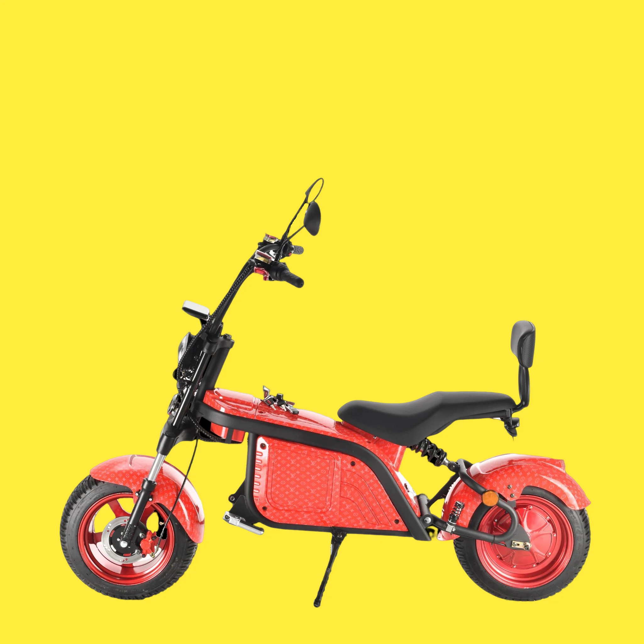 Two Wheels 1500W Electric Scooter 2000W 60V 12Ah 20Ah COC/EEC Legal Electric Motorcycle Citycoco Scooter 1000W