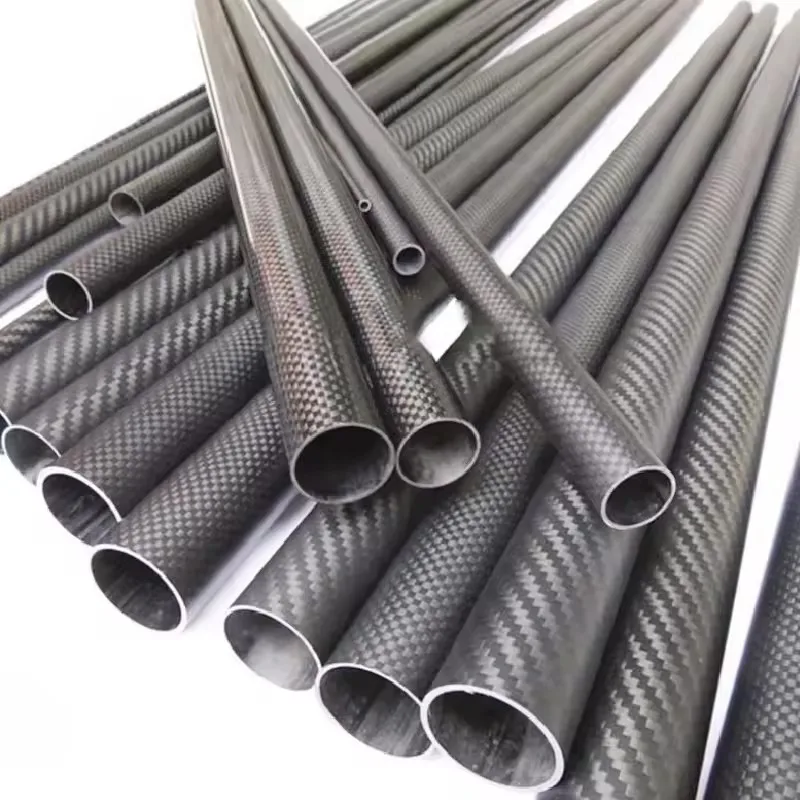 20cm 30cm 40cm custom carbon fiber tube High quality Custom size carbon aramid fiber tube epoxy resin high quality