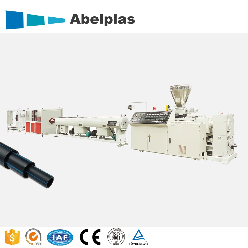 Plastic PE HDPE Silicon Tube Pipe Extrusion Machine Production Line