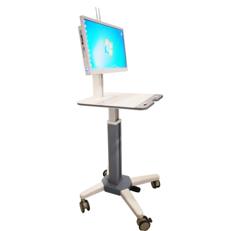 Factory direct high quality commercial furniture hospital clinic nurse station working mobile computer trolley