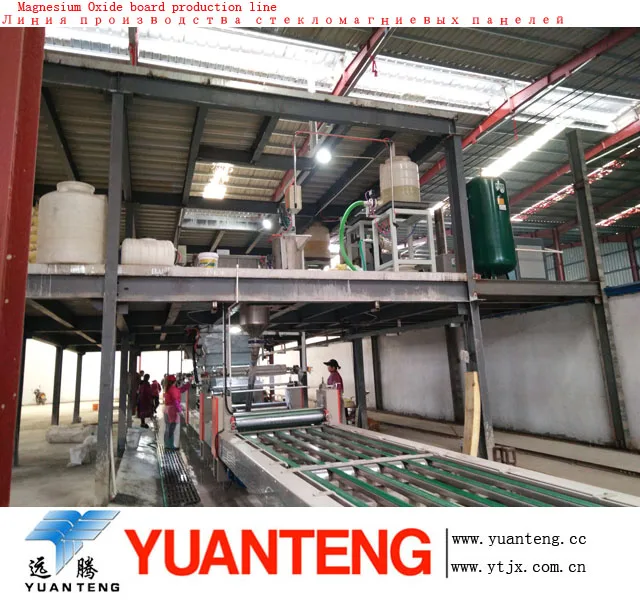 Wall decoration magnesium board production line