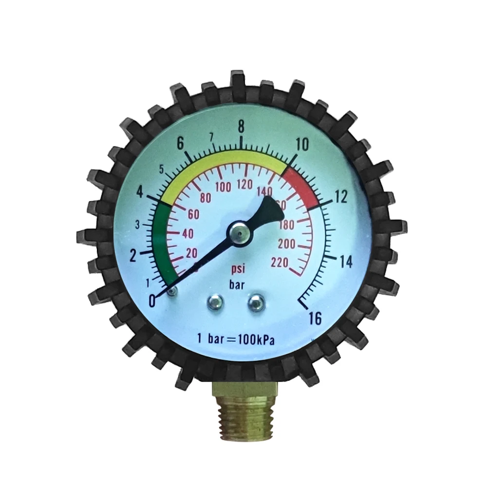 5CELEC pointer tire pressure gauge 200PSI with G1/4