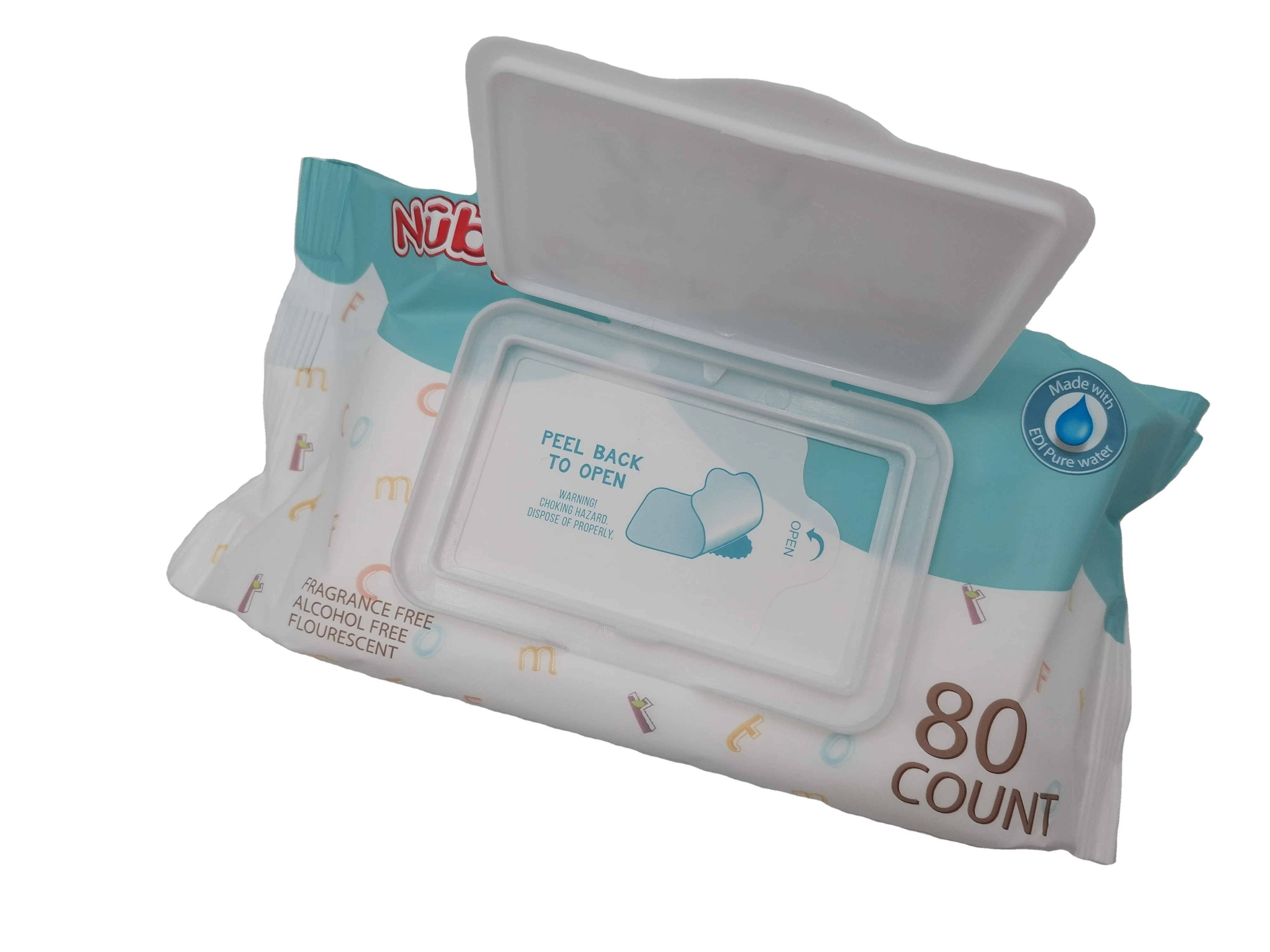 Manufacturer Support OEM/ODM NUBY Brand Free Sample Baby Wet Wipes China Household Non-woven Personal Cleaning Care for Baby