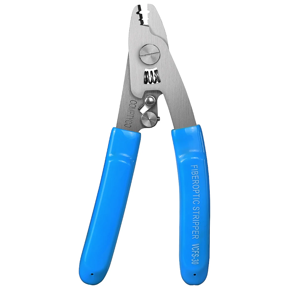Stainless steel optical fiber pliers VCFS-30 three-port stripping pliers optical fiber stripping pliers strippi