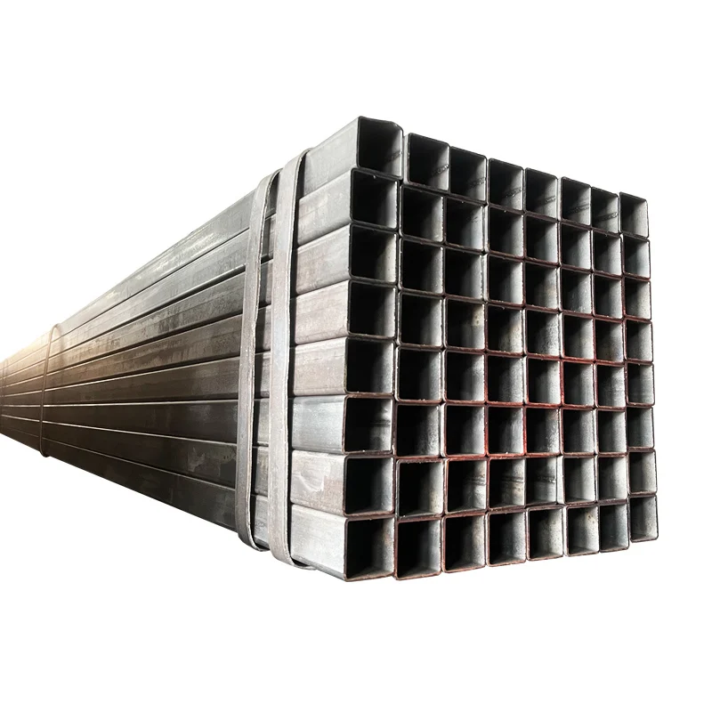 Q235 Q345 Hollow Section 160mm Square Steel Pipes 50X50 Structure Square Steel Tube ASTM A53 Pre Galvanized Square Steel Tube