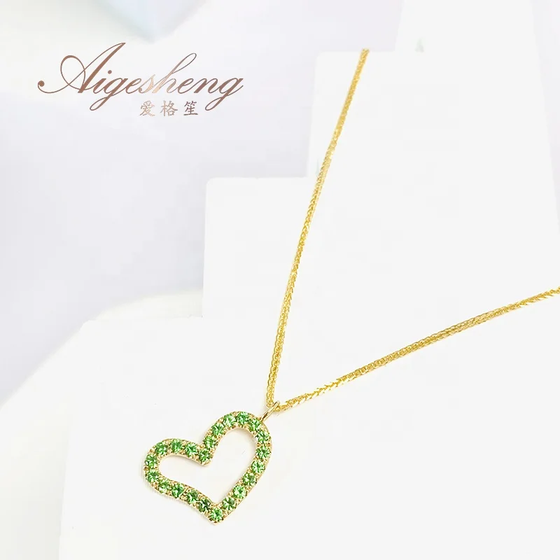 Simple Fashion Heart Pendant Necklaces18k Love Necklace For Couples Jewelry Accessories Necklace