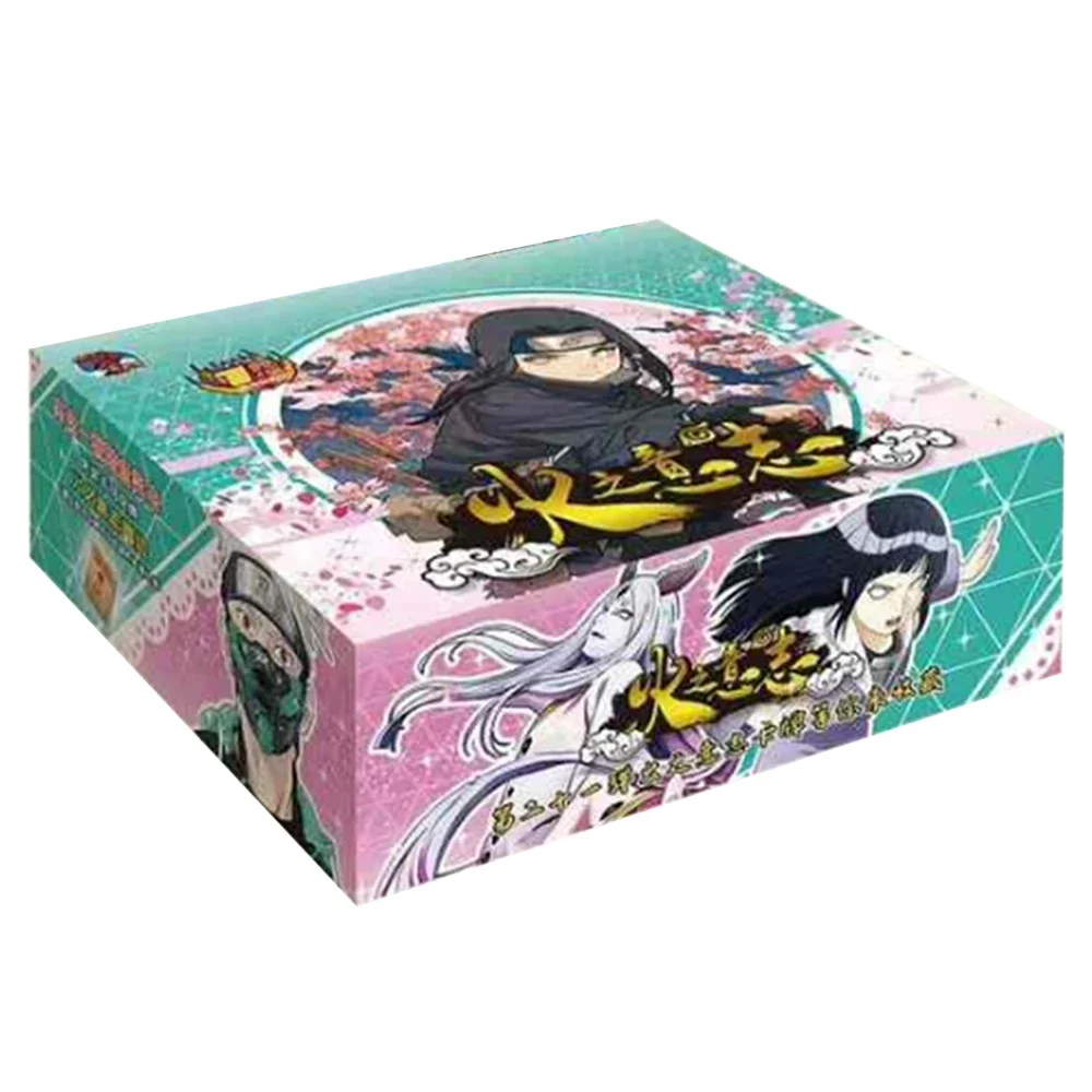 Wholesale NarutosNarutoes Card Will of Fire Series Anime Character Deluxe Collection Edition Card Board Game Toys Children Gift