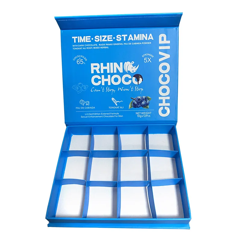 Customized Printing  Shrink Label  Rhino Choco vip Chocolate