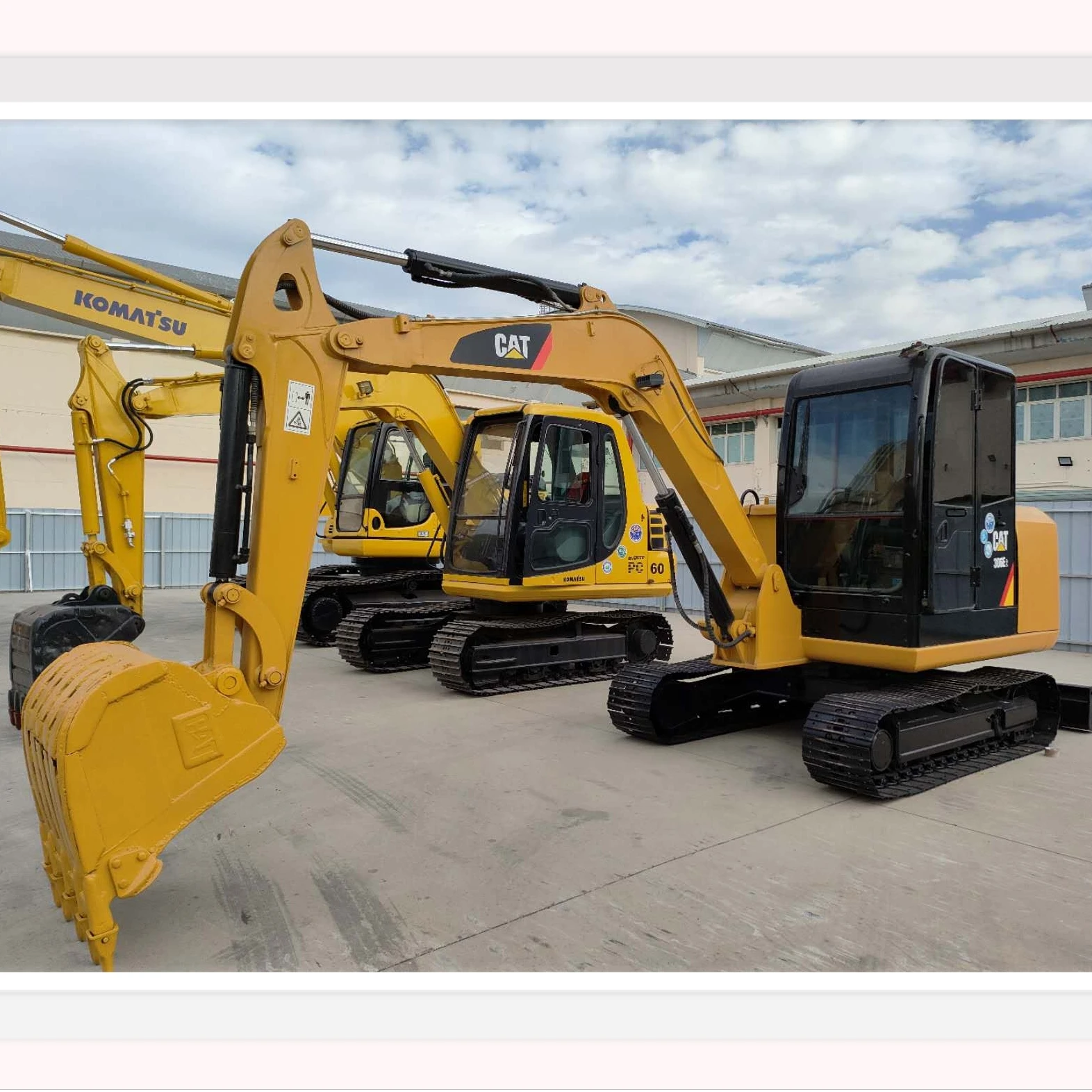 Экскаватор Caterpillar Cat 305.5E2 306E2 6-тонный гусеничный гидравлический мини-экскаватор для продажи