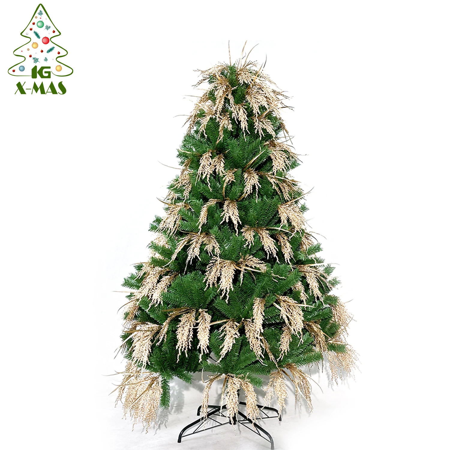 KG Xmas arbol de navidad Holiday Home Decoration New Design Wholesale 6ft Xmas Tree Luxury Artificial Christmas Tree