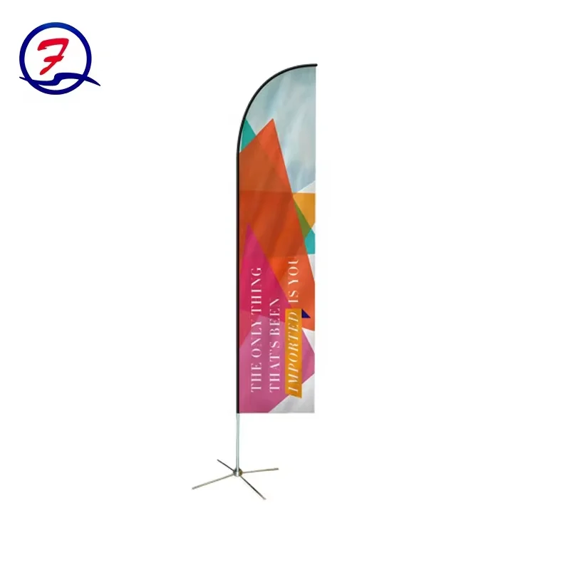 Outdoor Advertising Cheap Beach flag Flying Banner tear drop flag and feather flag banner printing