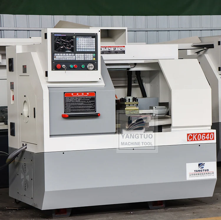 China CNC lathe machine bench CK0640 Mini CNC Lathe