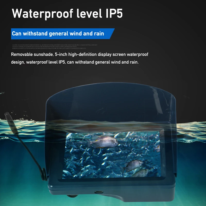 ANICCOM  Camera for Fishing Underwater IP68 HD  H95-70m+NO.1 Rod Fishing Rod Set Underwater Visual Camera Fishing Pole Kit
