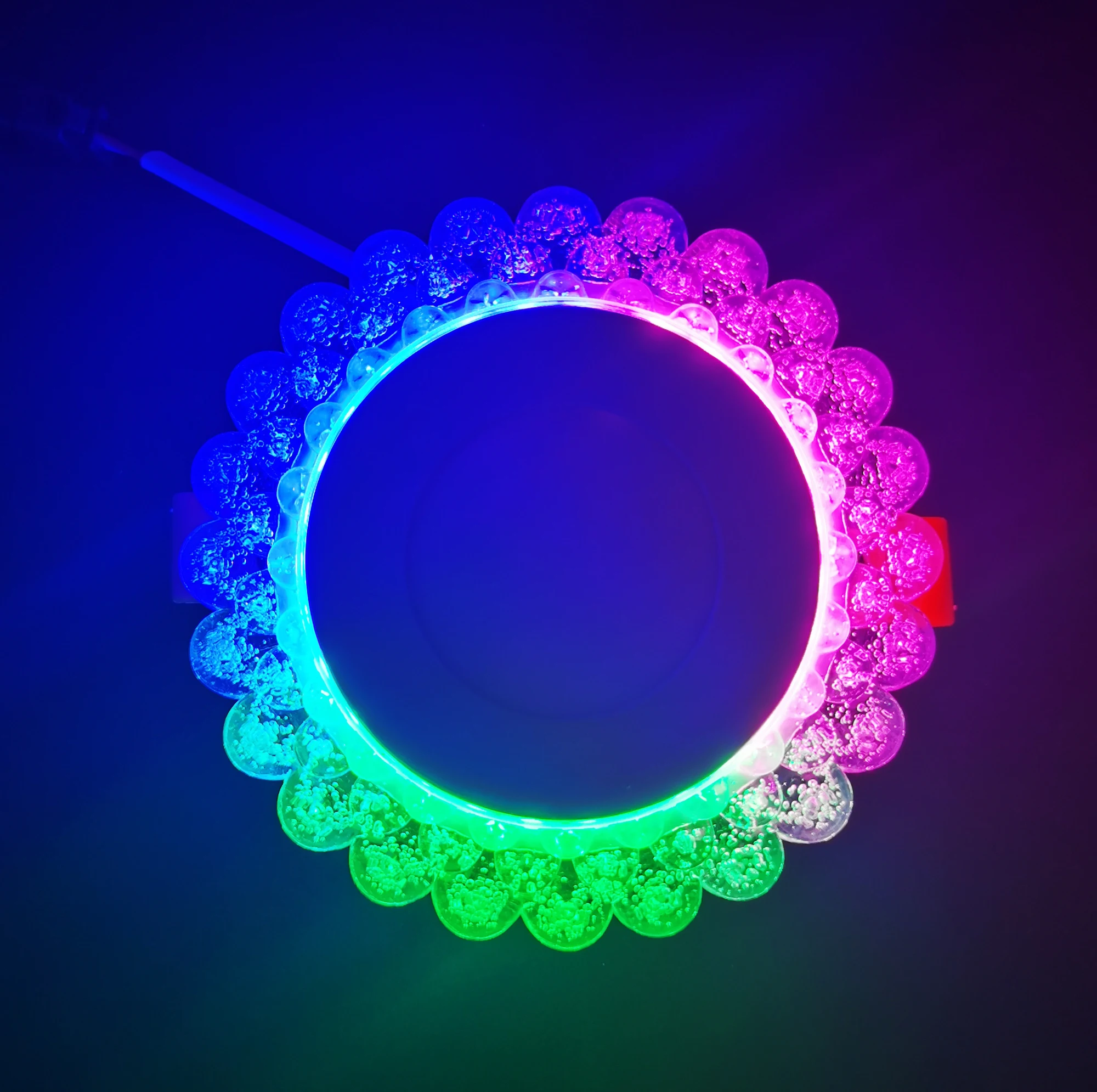 Новый дизайн внутреннего освещения smd rgb Цветочная форма круглая Встраиваемая Светодиодная панель 2 года гарантии 6 + 3 Вт Панель SKD