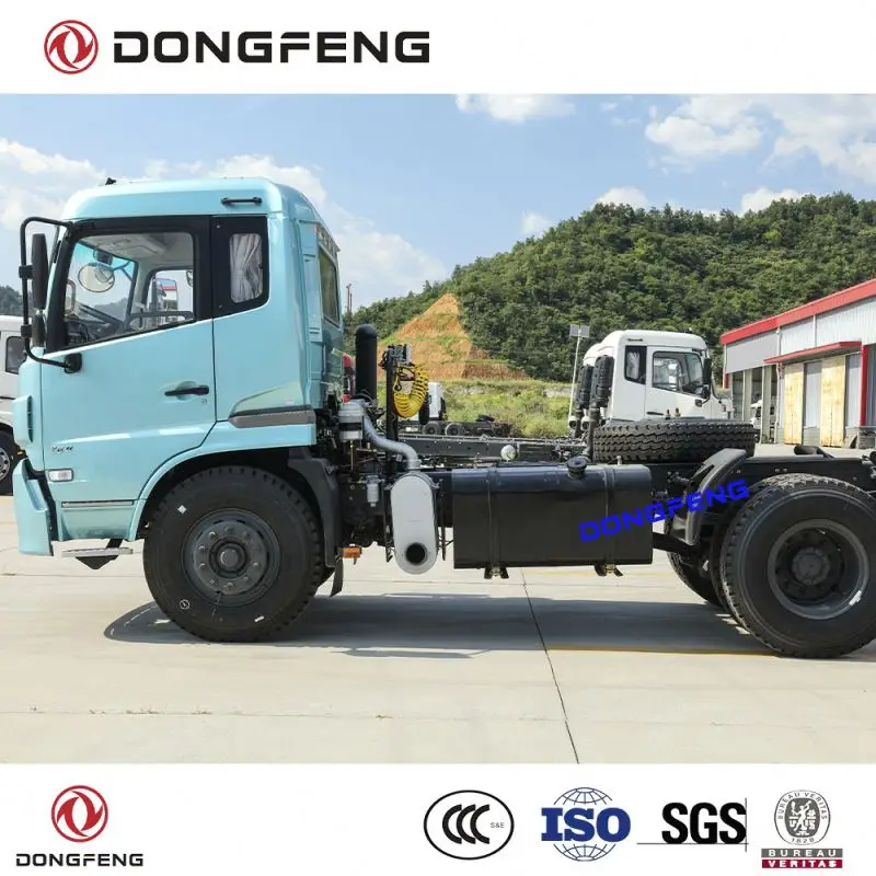 Dongfeng 4x2 or 6x4 tractor with Cummins or Yuchai brand engine 245~560 HP model for option