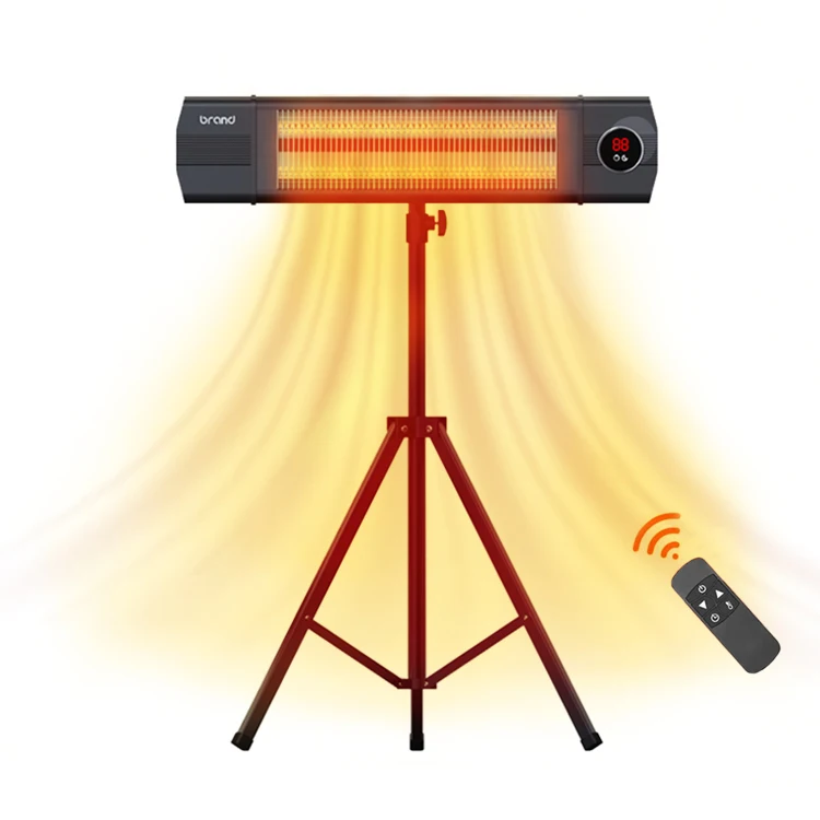 750W 1500W Hoom Indoor Portable Tripod Infrared Patio Heater Stand Outdoor Patio Heater Wall Mounted Electric Heaters