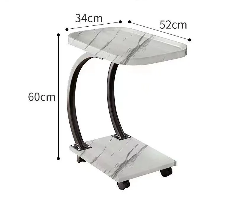 Original factory creative edge coffee table adjustable tea table simple corner movable tea table for living room hotel